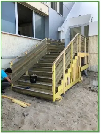 Escalier de chantier provisoire DELOBEL Escalier de chantier provisoire DELOBEL