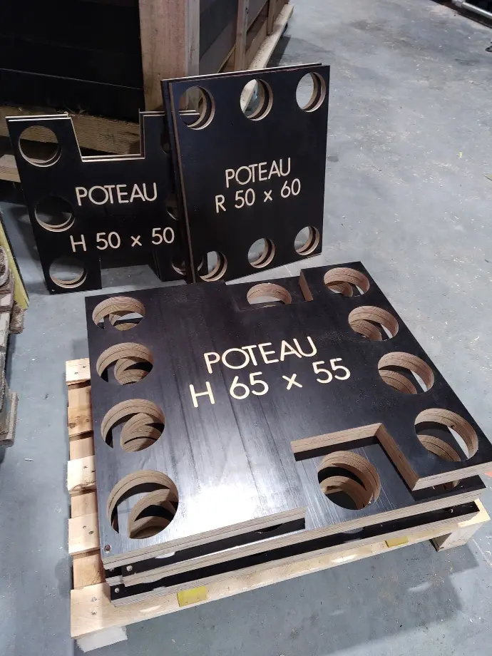 Gabartis pour pré scellé DELOBEL Gabartis pour pré scellé DELOBEL